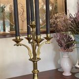 Chandelier tripode en laiton massif