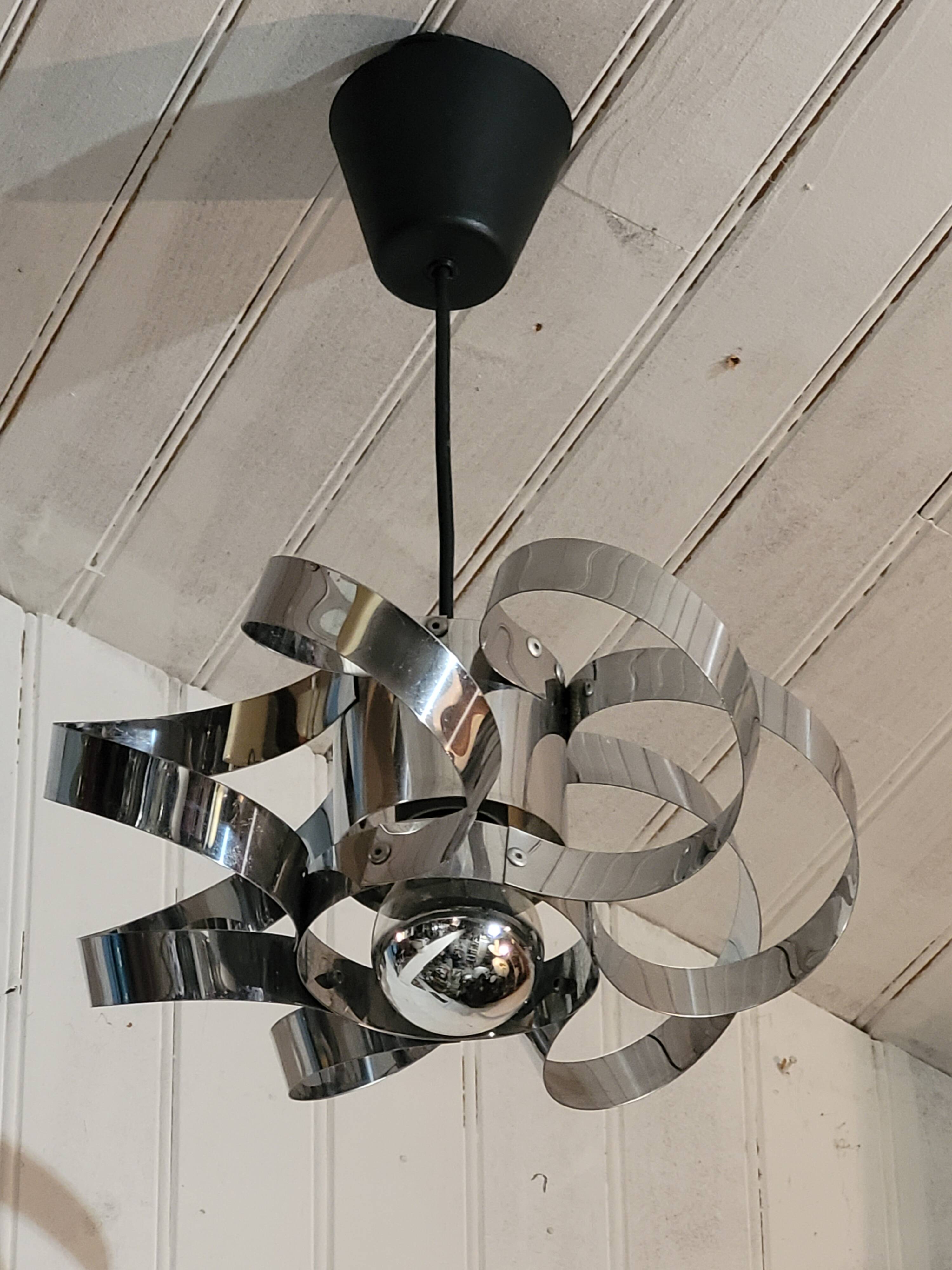 Vintage stainless steel pendant light Tappital Snc