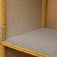 Armoire en rotin vintage