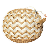 Suspension bambou deux tons