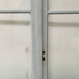 Double portes de passage en bois patiné XIX siècle