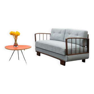 60s sideboard, walnut, restored, 149cm