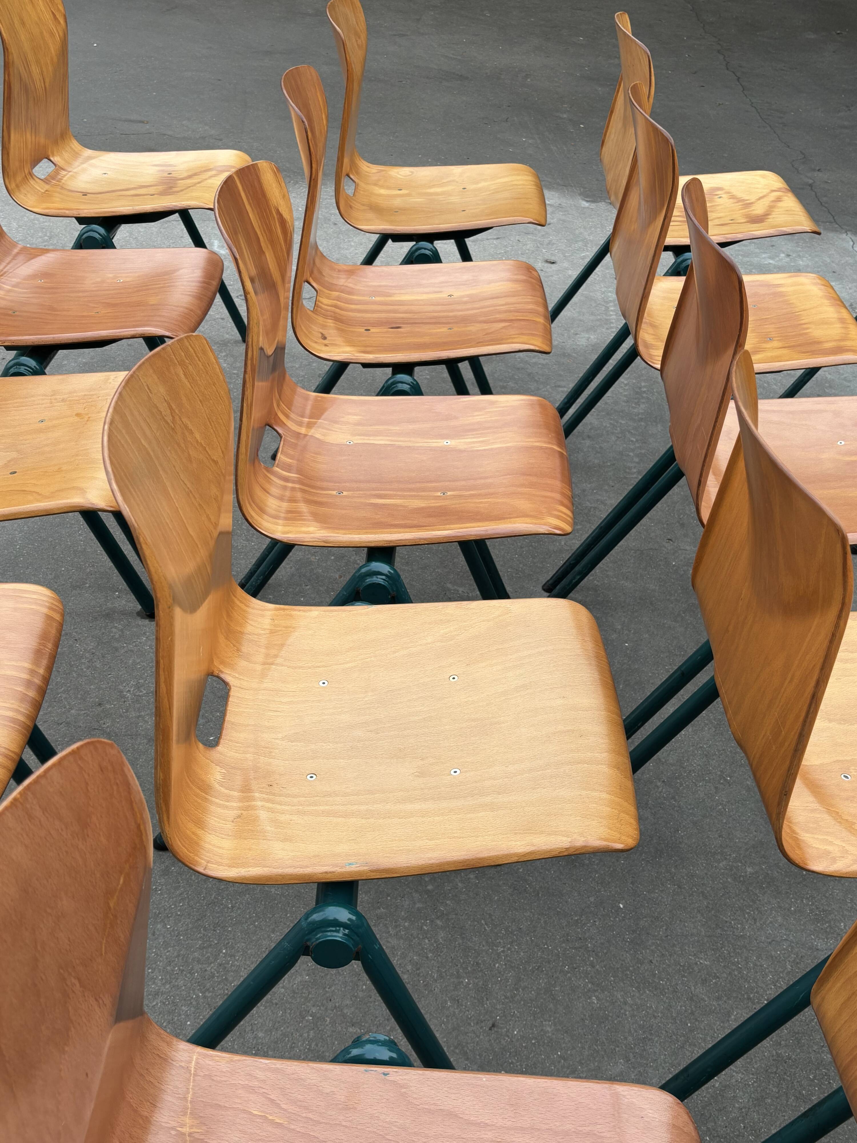 Vintage Dining Chair Industrial Pagwood from Woodmar 70's Design