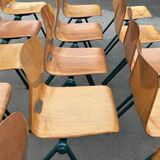 Chaise de salle à manger vintage industrielle Pagwood de Woodmar Design des années 70