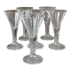 Durand Monceaux crystal liqueur glasses