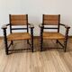 Pair of mulched armchairs