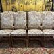 Set of 8 Louis XIII style chairs