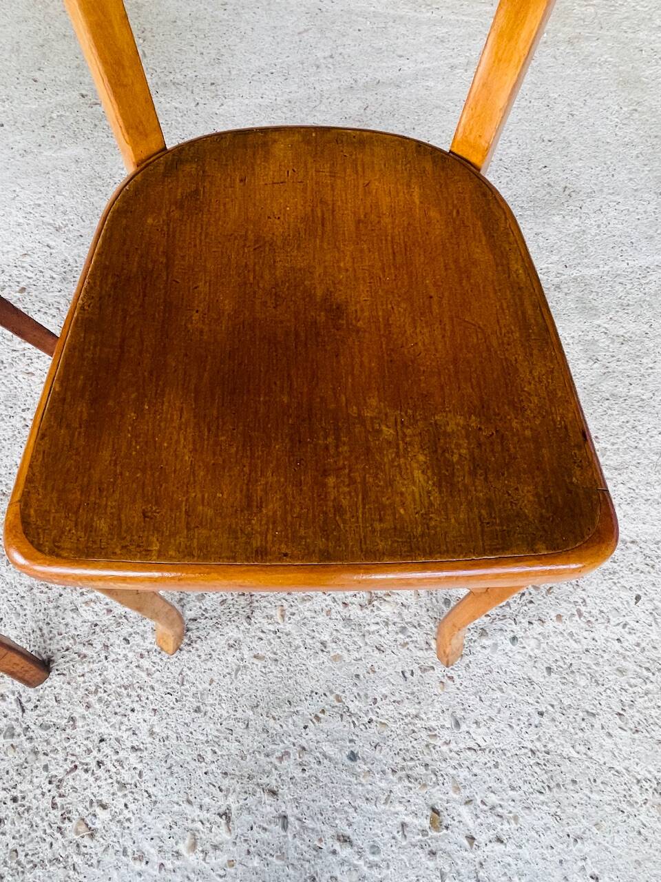 Pair of Baumann bistro chairs, circa 1950's