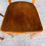 Pair of Baumann bistro chairs, circa 1950's