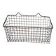 Panier mural vintage en laiton