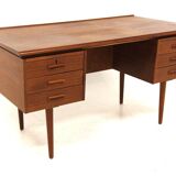 Scandinavian teak desk, Denmark, 1960