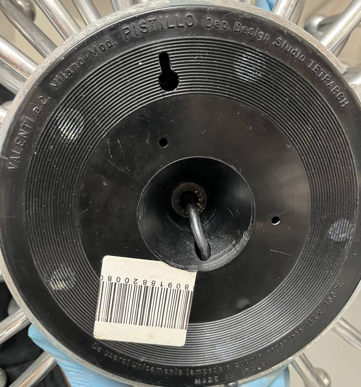 “Pistillo” lamp by Studio Tetrarch for Valenti Luce, 1960s.