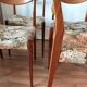 Série de 4 chaises scandinaves en palissandre 1960.