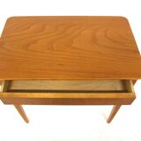 Elm bedside table, Swedish Modern, Sweden, 1940