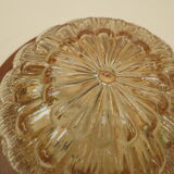 Ceiling lamp with fruit wood frame