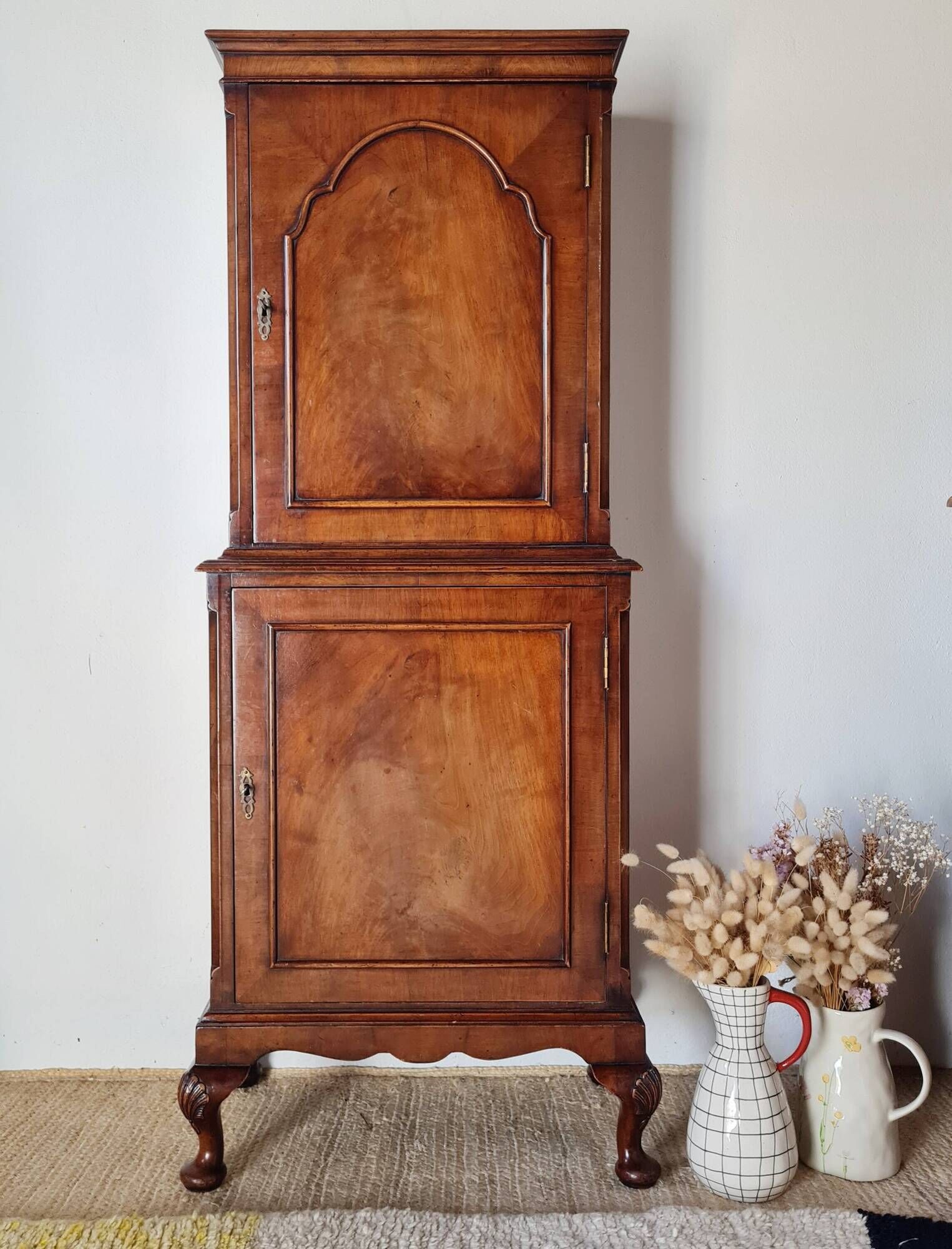 Walnut wardrobe 1930 - English storage furniture