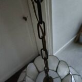 Mother-of-pearl and brass lampshade