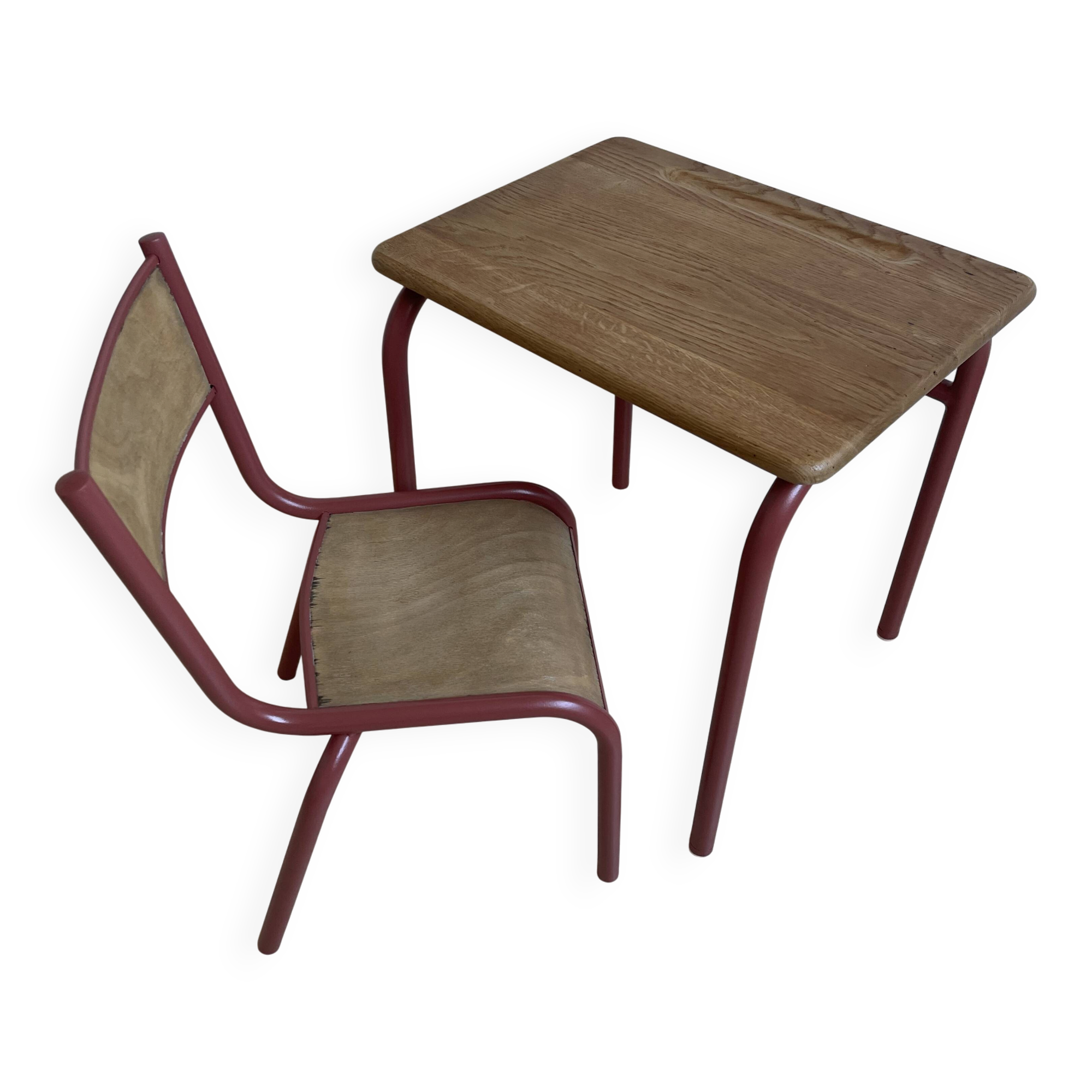 School desk and its chair