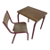 School desk and its chair