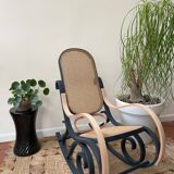 Bentwood rocking chair Paris gray/raw