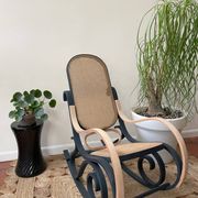 Fauteuil à bascule Bentwood gris Paris/brut