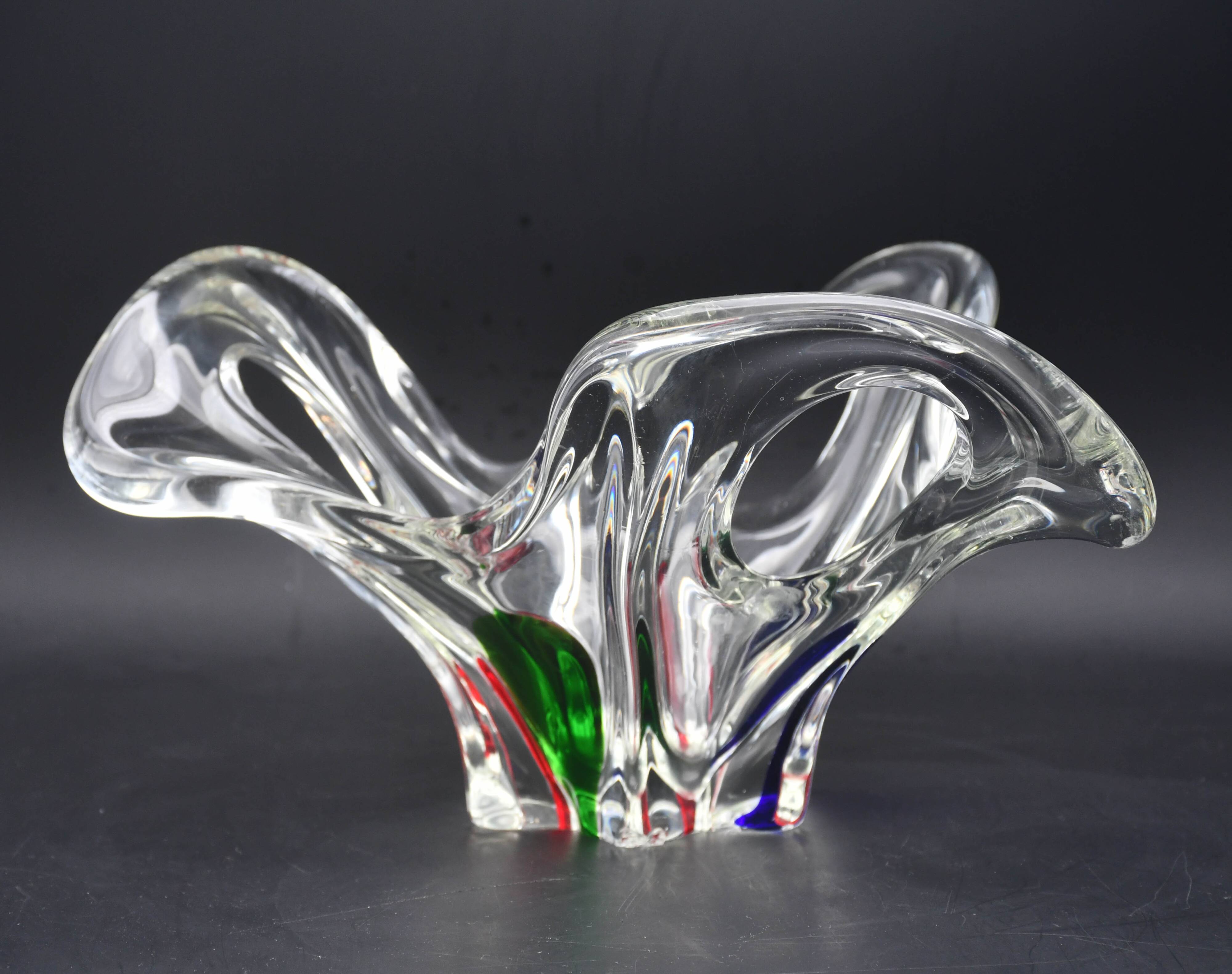 Midcentury Murano glass vase, 1970s