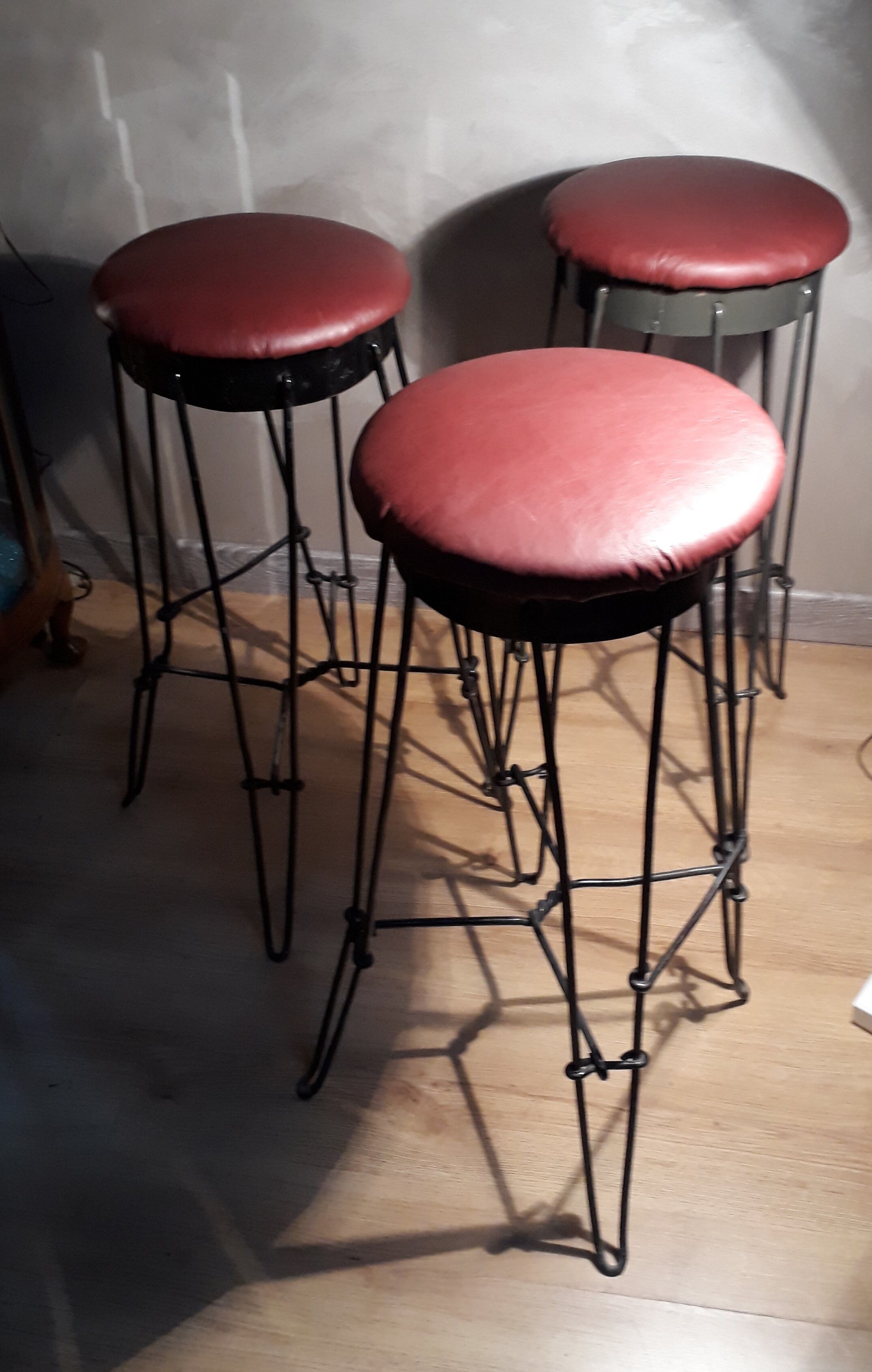 1950s hairpin style stools