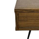 Vintage Office Workplace Compact 70s Glue Veneer