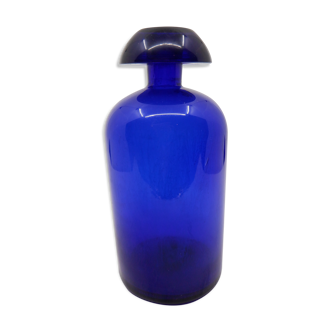 Blue apothecary bottle