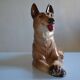 Wolf Dog German Shepherd Ceramic Saint Clément L 39 cm H 26 cm