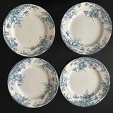 13 flat plates Terre de Fer Louis Graves