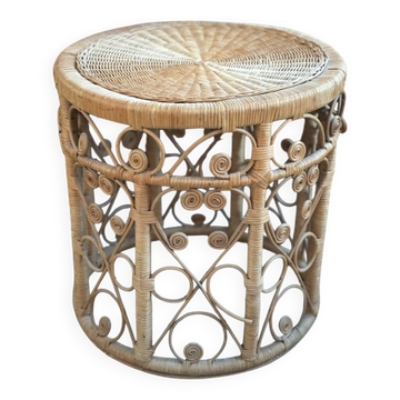 Peacock side table