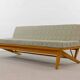 Canapé-lit de repos domus kg, schwaikheim, années 1950