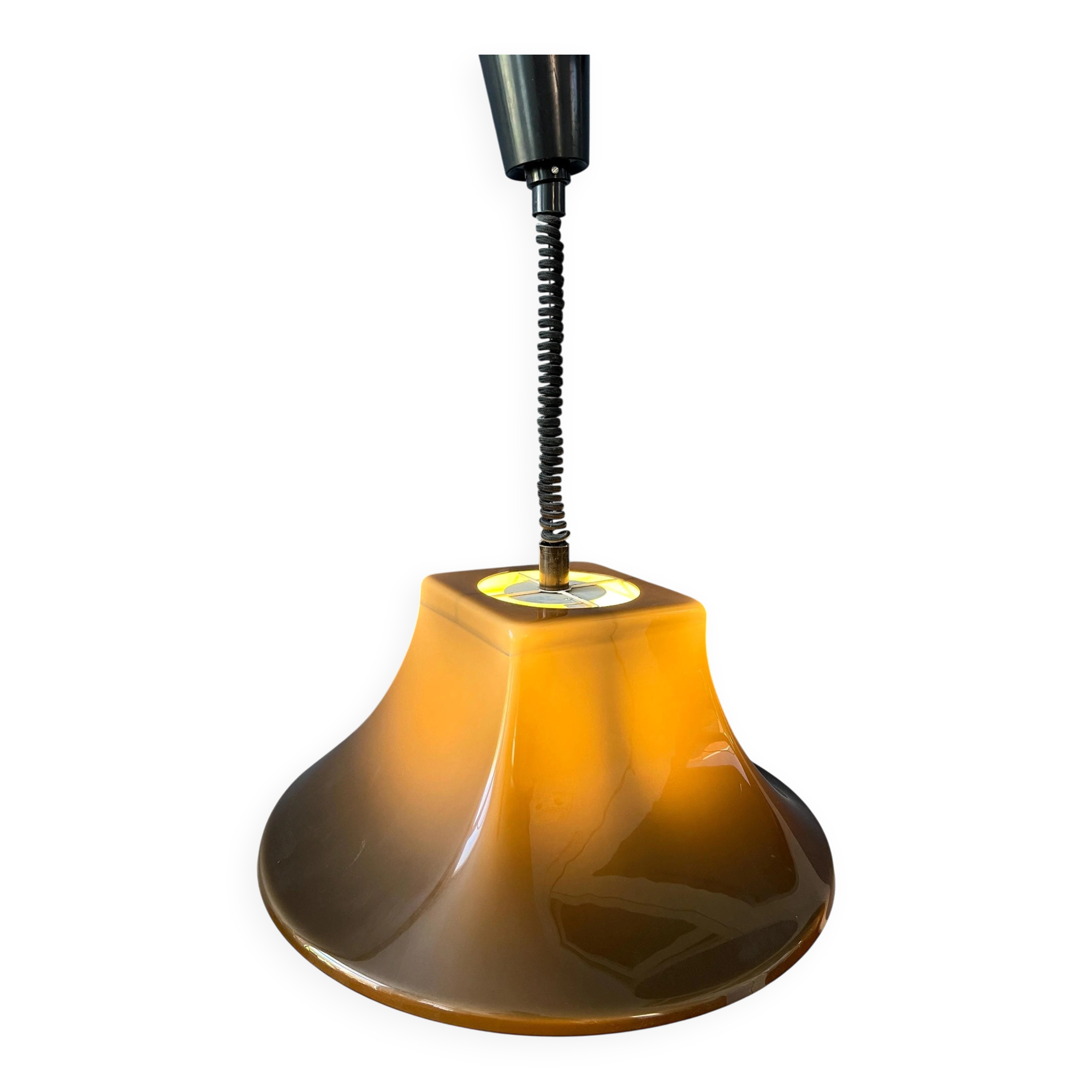 Plexiglass suspension "Witch Hat" by Willem Hagoort