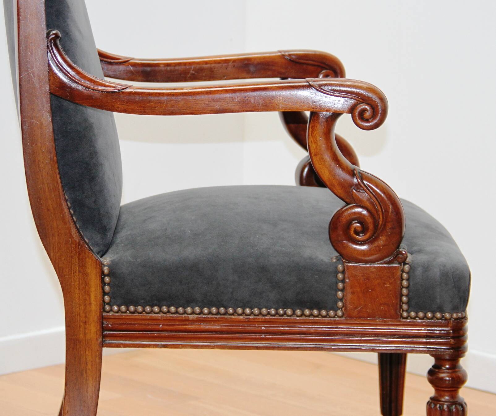 Louis Philippe style armchair