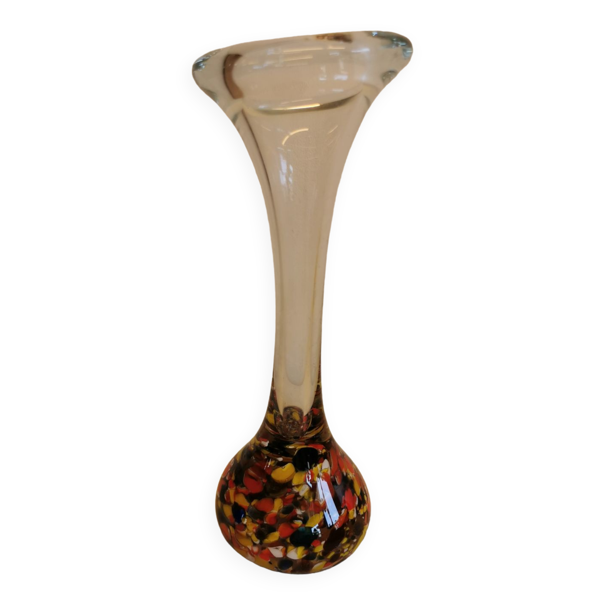 Bone vase from danish holmegaard glassworks
