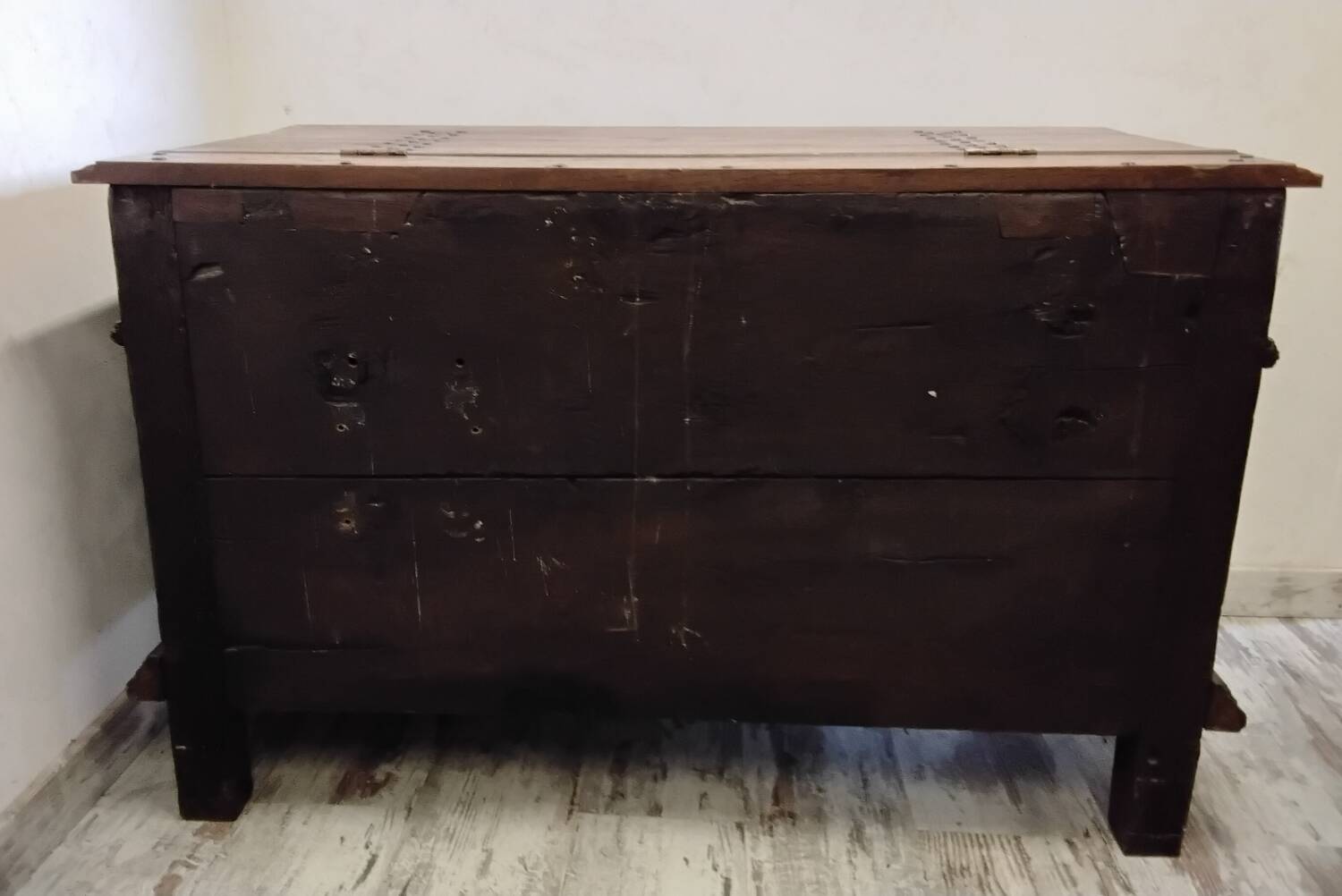 Antique wooden chest