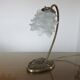 "Water lily" Huguenin bronze art nouveau lamp