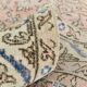 Tapis vintage turc floral rose clair et bleu, 155x248 cm