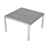 Table basse moderne en acier et en aluminium