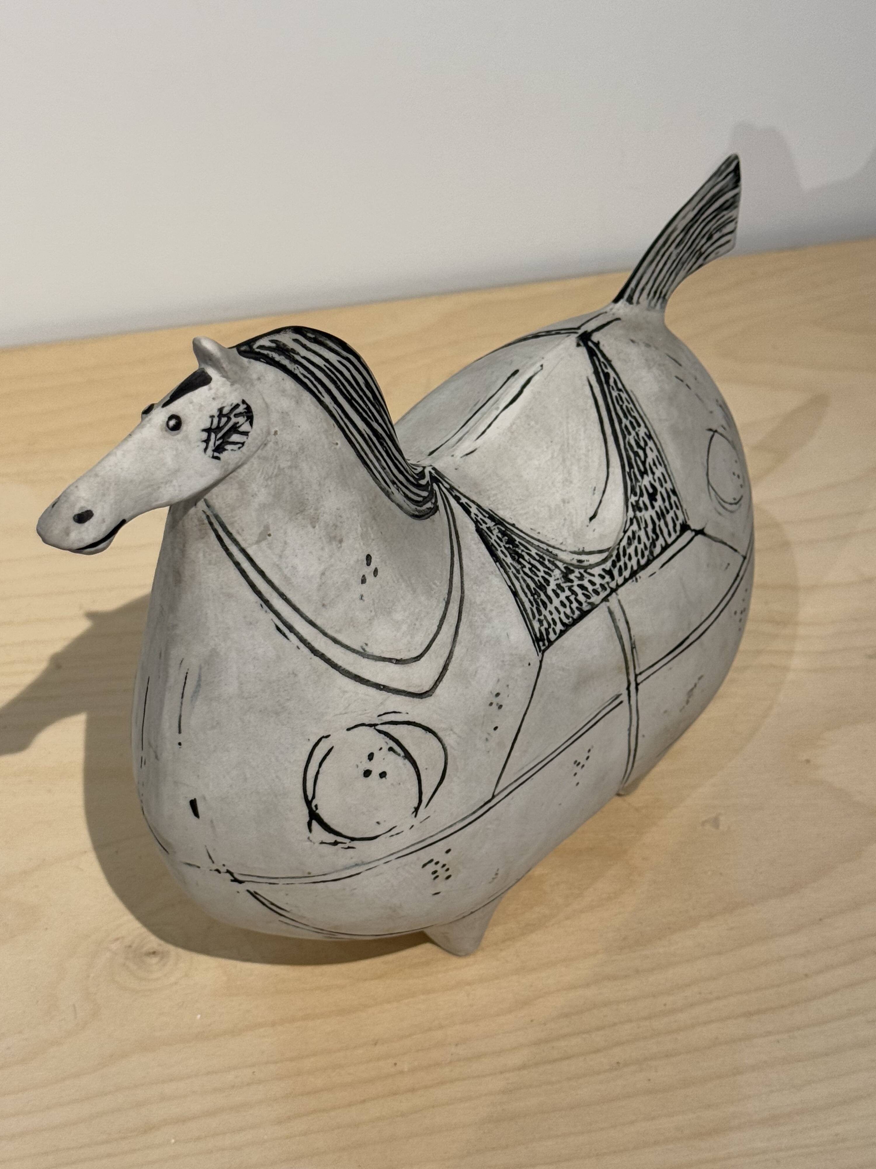 Great horse by Stig Lindberg, gustavberg studio 1952-1972