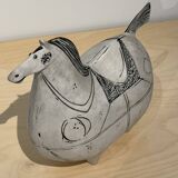 Great horse by Stig Lindberg, gustavberg studio 1952-1972