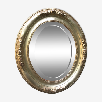 Miroir doré fin XIXème - 38x33cm