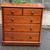 Victorian English commode in solid wood