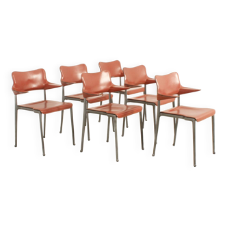 Set of six Kumo chairs by Toshiyuki Kita for Casas, Spain, 1989