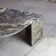 Table basse en marbre forme oeil par Roche Bobois, 1970