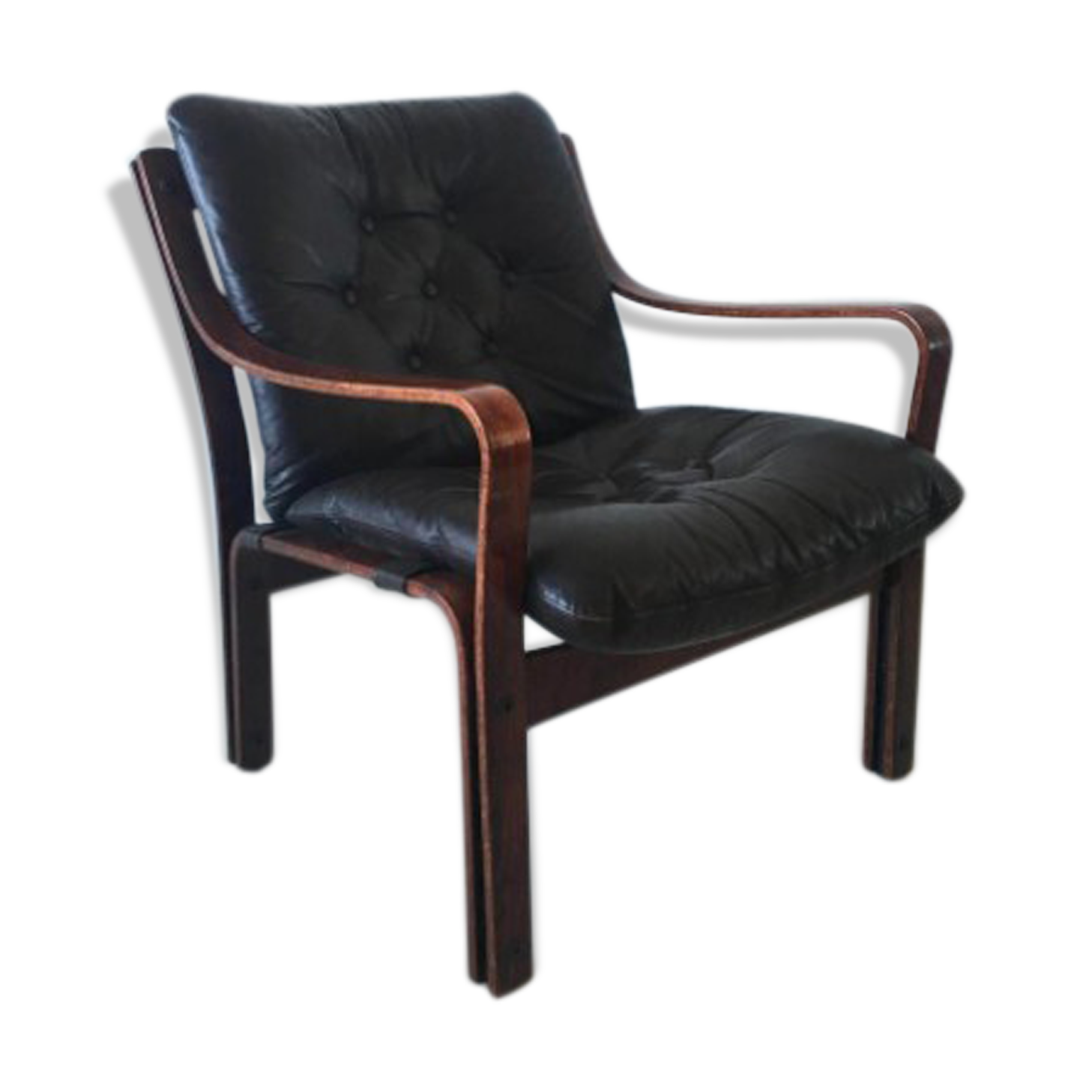 60's leather chair
