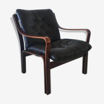 60's leather chair
