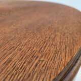 1950s, Danish artdeco coffee table, oak wood.