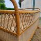 Rattan cradle.